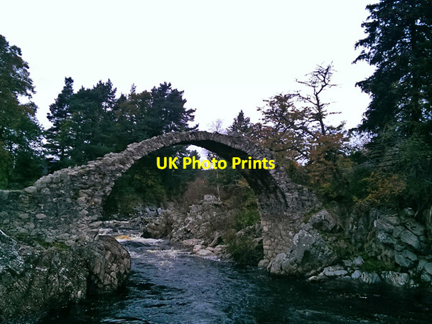 Photo 6"x4" The old bridge across the River Dulnain Carrbridge \/ Drochaid Ch\u00e0rr c2014
