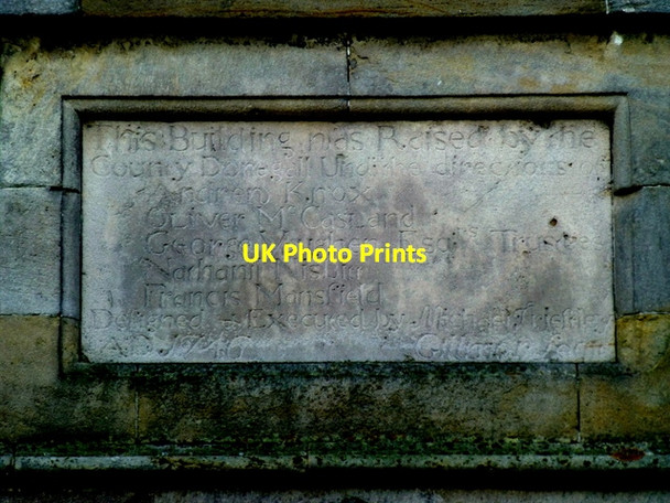 Photo 6"x4" Plaque, Lifford Courthouse and Jail Lifford\/H3398 c2014