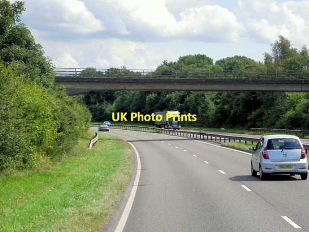 Photo 6"x4" A617 Footbridge near Milehill Winsick c2014