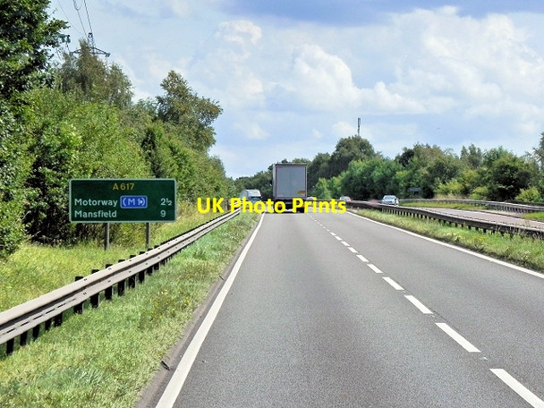 Photo 6"x4" A617 Eastbound, Temple Normanton Temple Normanton c2014