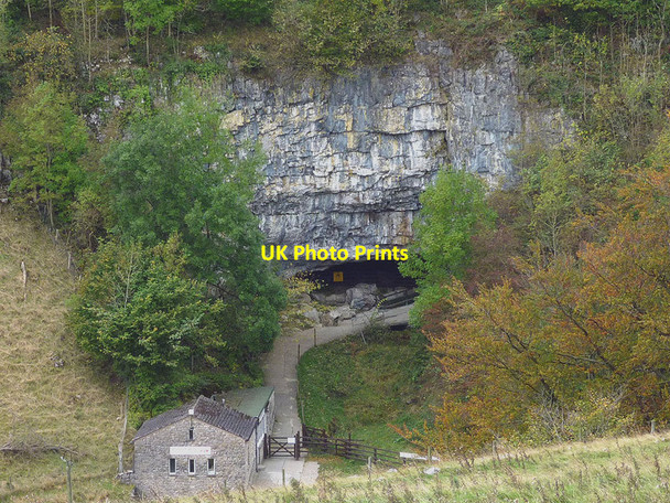 Photo 6"x4" Ingleborough Cave entrance and shop Clapham\/SD7469 c2014