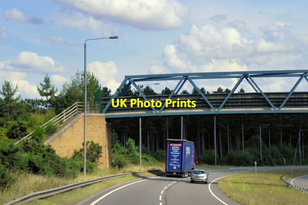 Photo 6"x4" Footbridge over Rainworth Bypass Rainworth c2014