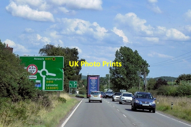 Photo 6"x4" A617 near Lockwell Hill Farm White Post\/SK6257 c2014