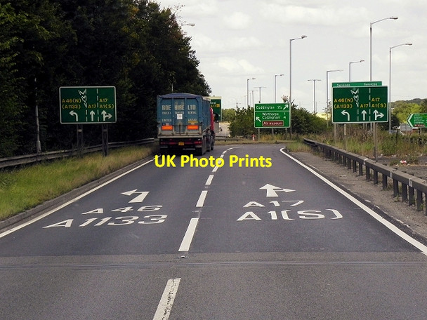 Photo 6"x4" A46, Newark on Trent Newark-on-Trent c2014