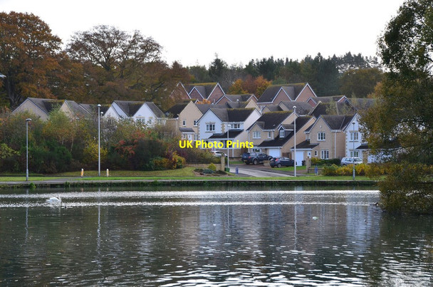 Photo 6"x4" Houses at Weavers Linn, Tweedbank Galashiels c2014