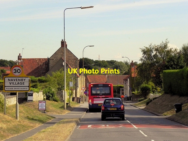 Photo 6"x4" Grantham Road, Navenby Village Navenby c2014