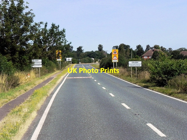 Photo 6"x4" Grantham Road (A607), Coleby Boothby Graffoe c2014