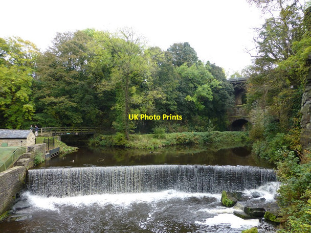 Photo 6"x4" The confluence of the rivers Sett and Goyt New Mills\/SJ9985 c2014