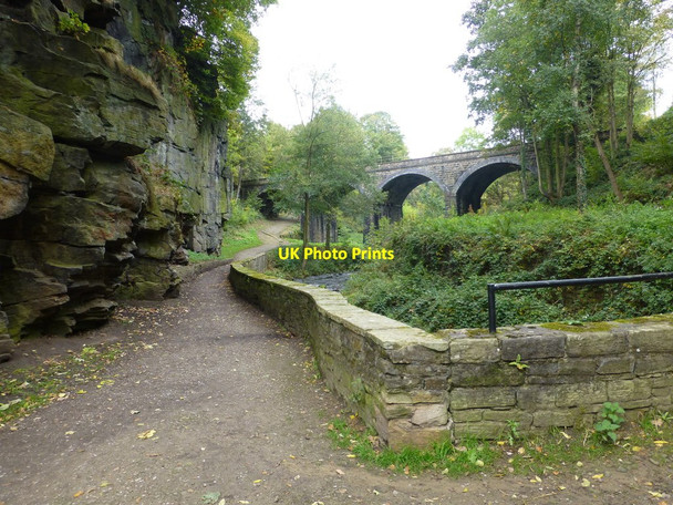 Photo 6"x4" Path in the Torrs Riverside Park New Mills\/SJ9985 c2014