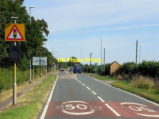 Photo 6"x4" Harmston, Grantham Road Harmston c2014