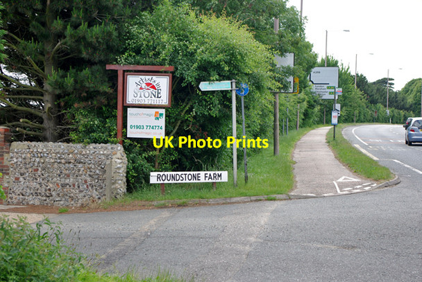 Photo 6"x4" Roundstone Farm entrance Hangleton\/TQ0803 c2010