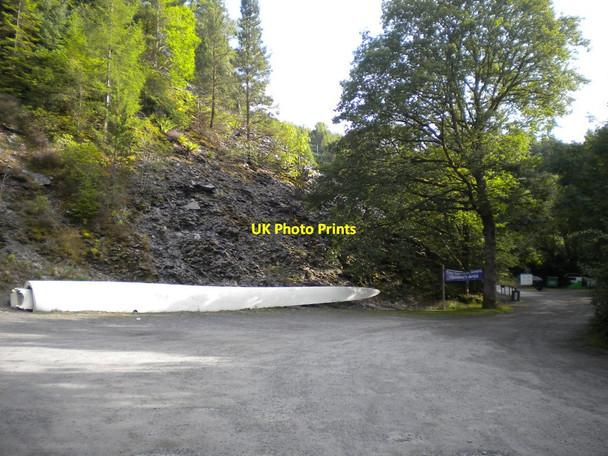 Photo 6"x4" South end of car park, Centre for Alternative Technology Pantperthog c2014
