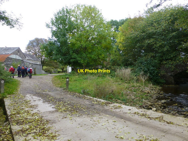 Photo 6"x4" Beckfoot Farm roadbridge over Barbon Beck Barbon c2014