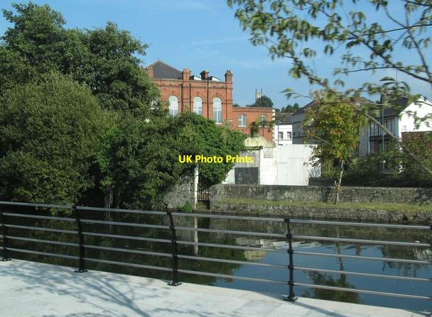 Photo 6"x4" The rear of Newry's City Hall seen across the Newry Canal Newry c2014