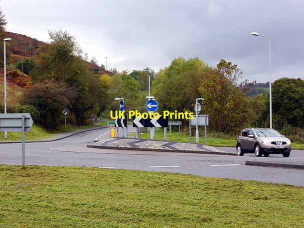 Photo 6"x4" The A487 road exiting to the west from Machynlleth Machynlleth c2014