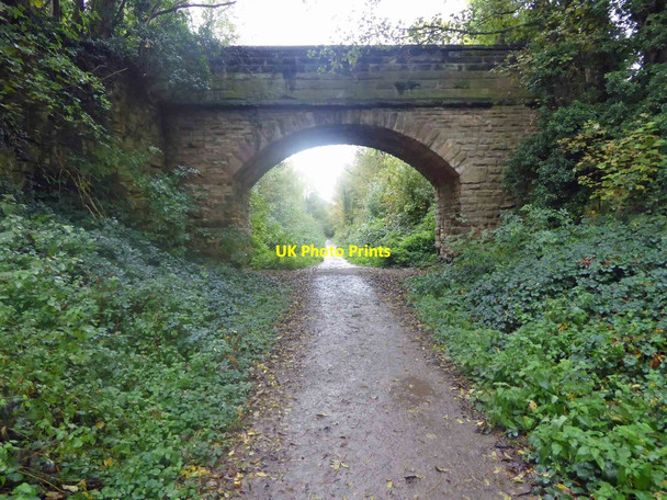 Photo 6"x4" Bridge over former railway track to Spofforth Wetherby c2014
