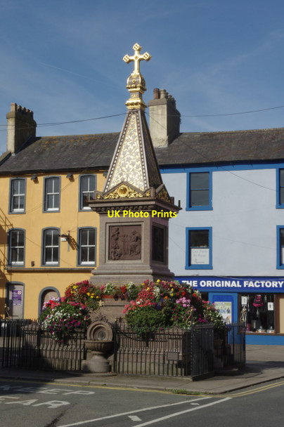 Photo 6"x4" George Moore Memorial Fountain, Wigton Wigton c2014