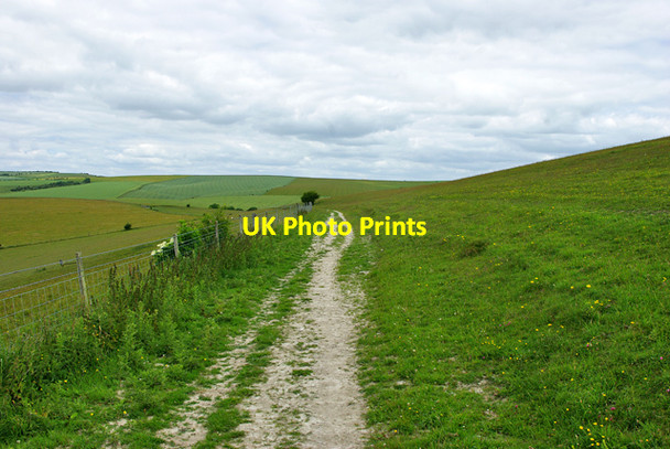 Photo 6"x4" Bridleway 2173 heads north North End\/TQ1109 c2010