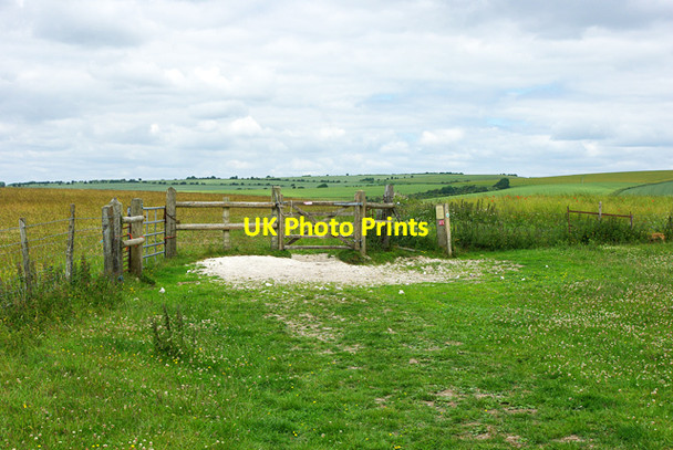 Photo 6"x4" Gate on bridleway 2173 North End\/TQ1109 c2010