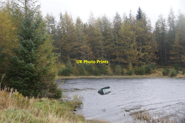 Photo 6"x4" Loch Mharaich, Dalruzion Forest Ballintuim\/NO1054 c2014