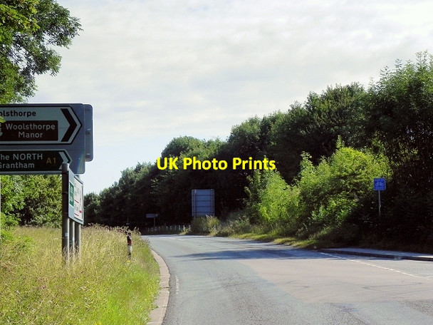 Photo 6"x4" B6403, High Dike near Colsterworth Colsterworth c2014