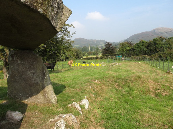Photo 6"x4" View NNW across the site of the Ballykeel Portal Tomb Belleek\/H9827 c2014