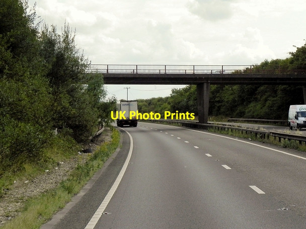 Photo 6"x4" Southbound A1, Cross Lane Bridge Balderton\/SK8151 c2014