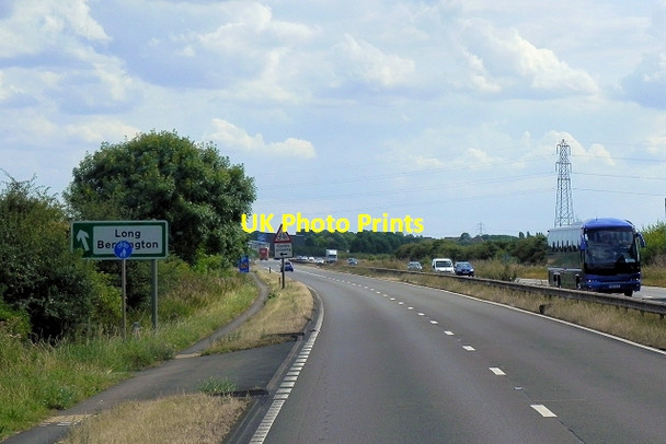 Photo 6"x4" Southbound A1 Dry Doddington c2014