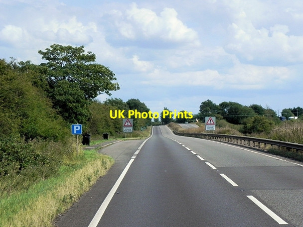 Photo 6"x4" Southbound A1, Layby on the Foston Bypass Foston\/SK8542 c2014