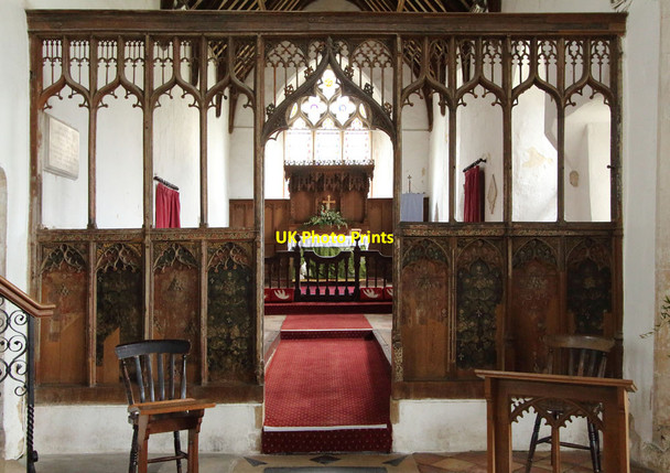 Photo 6"x4" St Andrew, Saxthorpe - Screen Corpusty c2014 P1