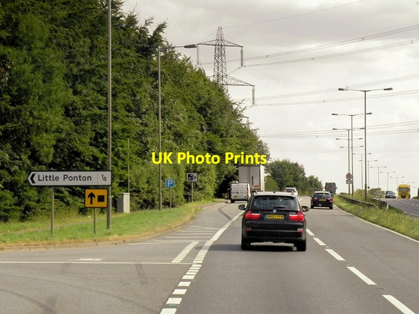 Photo 6"x4" Southbound A1, Little Ponton Great Ponton c2014