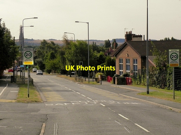 Photo 6"x4" School Safety Zone, Gonerby Road Grantham c2014