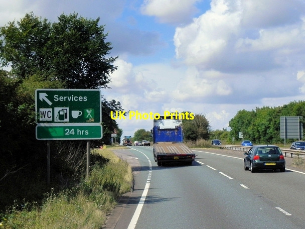 Photo 6"x4" Northbound A1, Tickencote Ingthorpe c2014