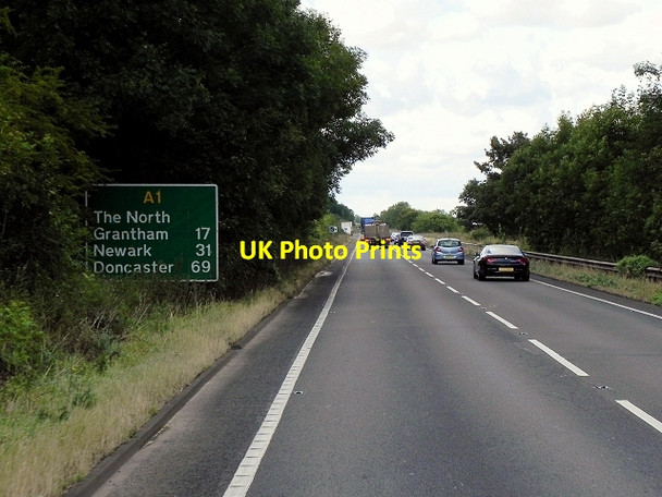 Photo 6"x4" A1 Northbound Tickencote c2014