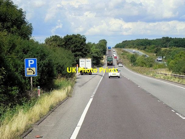 Photo 6"x4" Layby on Northbound A1 North of Stretton Stretton\/SK9415 c2014