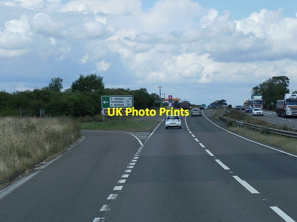 Photo 6"x4" Exit at South Witham South Witham c2014