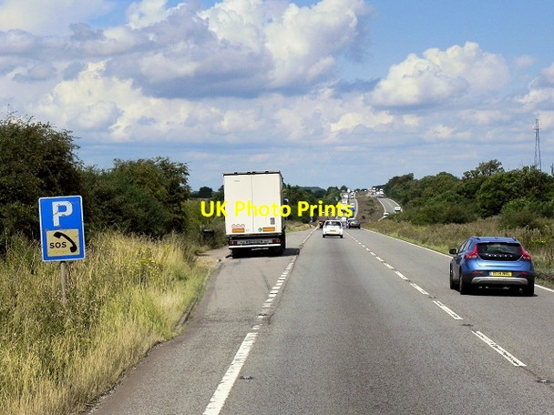 Photo 6"x4" Layby on Northbound A1 North Witham c2014