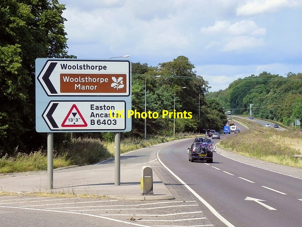 Photo 6"x4" Exit for Woolsthorpe Manor Colsterworth c2014