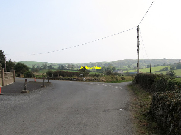Photo 6"x4" Shaughan Road at its junction with the Crooked Road and Barr Road Belleek\/H9827 c2014