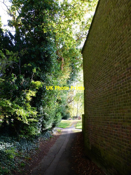 Photo 6"x4" Twitten goes south to Eagle Avenue Horndean\/SU7013 c2014