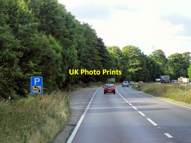 Photo 6"x4" Layby on Northbound A1 Easton\/SK9226 c2014