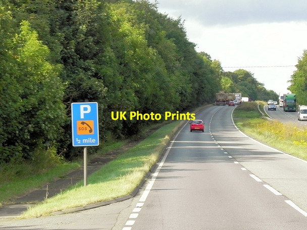 Photo 6"x4" A1 Great North Road near Stoke Rochford Easton\/SK9226 c2014