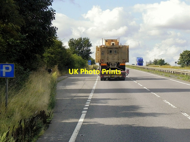 Photo 6"x4" Layby on Northbound A1 Little Ponton c2014