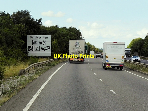 Photo 6"x4" Northbound A1 near Great Gonerby Great Gonerby c2014