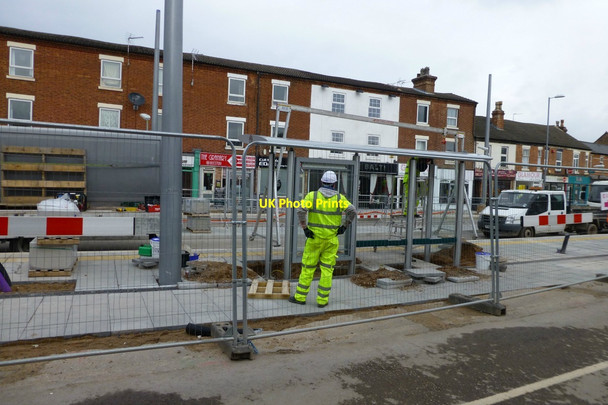 Photo 6"x4" Chilwell Road tram stop Beeston\/SK5236 c2014