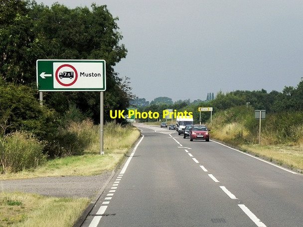 Photo 6"x4" A52, Grantham Road, Muston Easthorpe\/SK8138 c2014