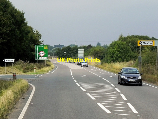 Photo 6"x4" Muston, Grantham Road (A52) Easthorpe\/SK8138 c2014