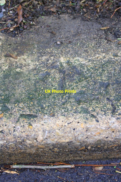 Photo 6"x4" Benchmark on culvert, Cassington Road Kidlington c2014