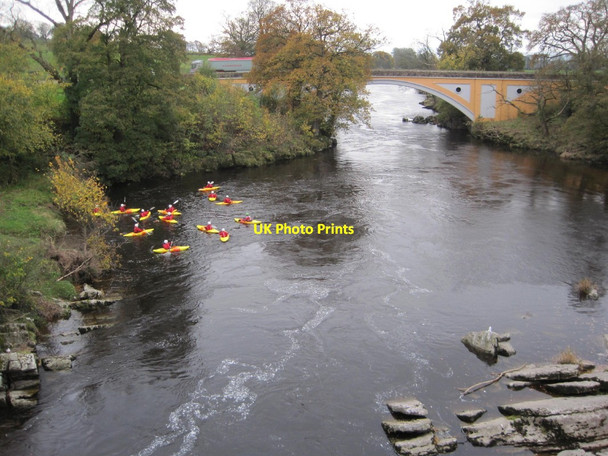 Photo 6"x4" River Lune from Devil's Bridge, Kirkby Lonsdale Kirkby Lonsdale c2014