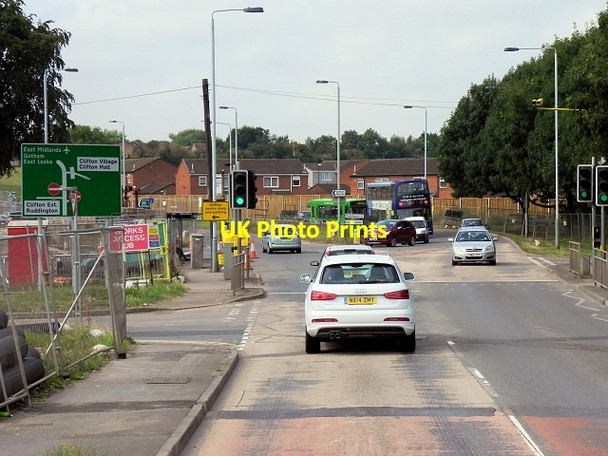 Photo 6"x4" A453 Roadworks at Clifton Beeston\/SK5236 c2014